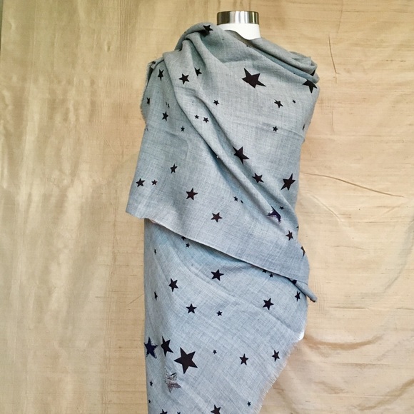 Wool & Sequin Grey Scarf+Shawl - Seed Heritage - Picture 7 of 8